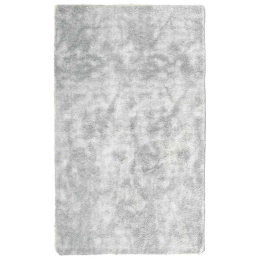 Vidaxl hoogpolig vloerkleed navarra 60x100 cm polyester zilvergrijs