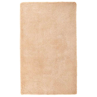 Vidaxl hoogpolig vloerkleed navarra 80x150 cm polyester beige