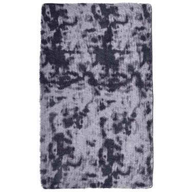 Vidaxl hoogpolig vloerkleed navarra 80x150 cm polyester donkergrijs