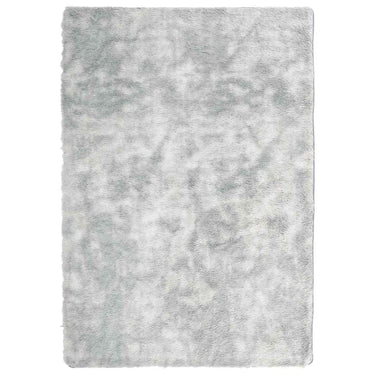 Vidaxl hoogpolig vloerkleed navarra 120x170 cm polyester zilvergrijs