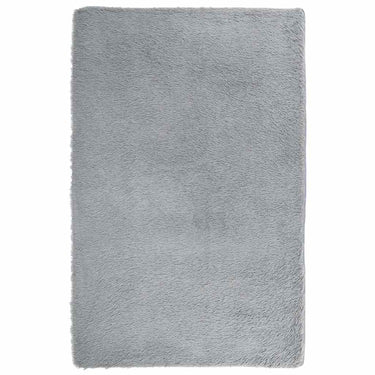 Vidaxl hoogpolig vloerkleed navarra 130x200 cm polyester lichtgrijs