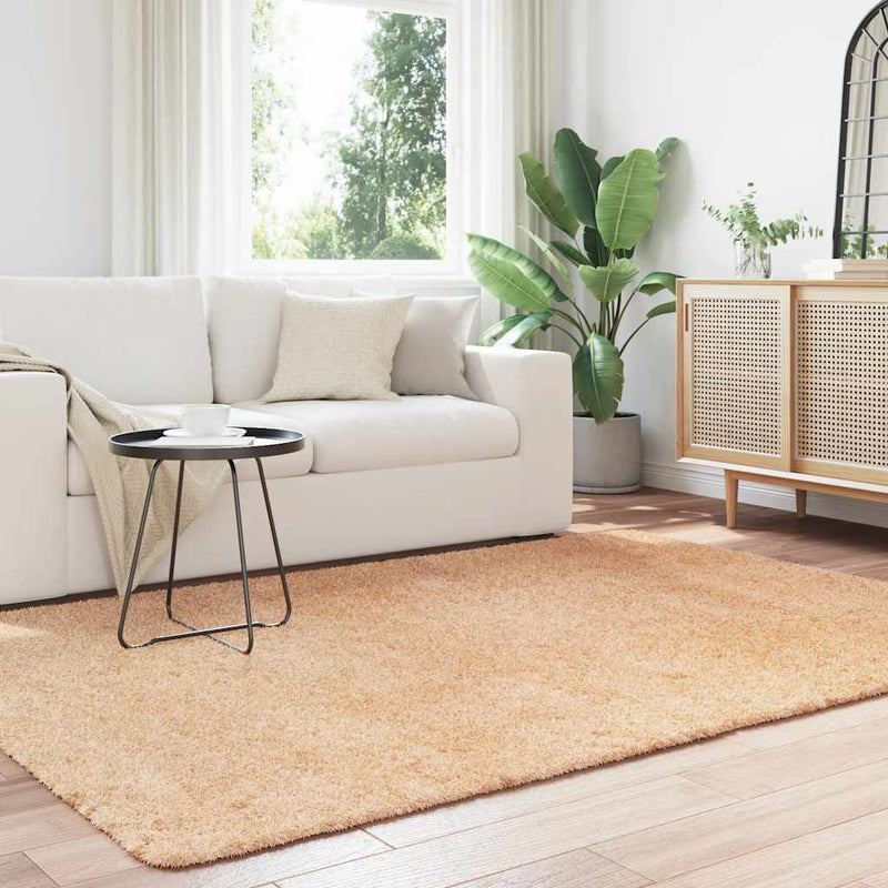 Load image into Gallery viewer, Vidaxl hoogpolig vloerkleed navarra 160x230 cm polyester beige
