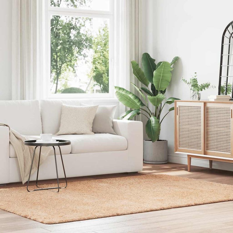 Load image into Gallery viewer, Vidaxl hoogpolig vloerkleed navarra 160x230 cm polyester beige
