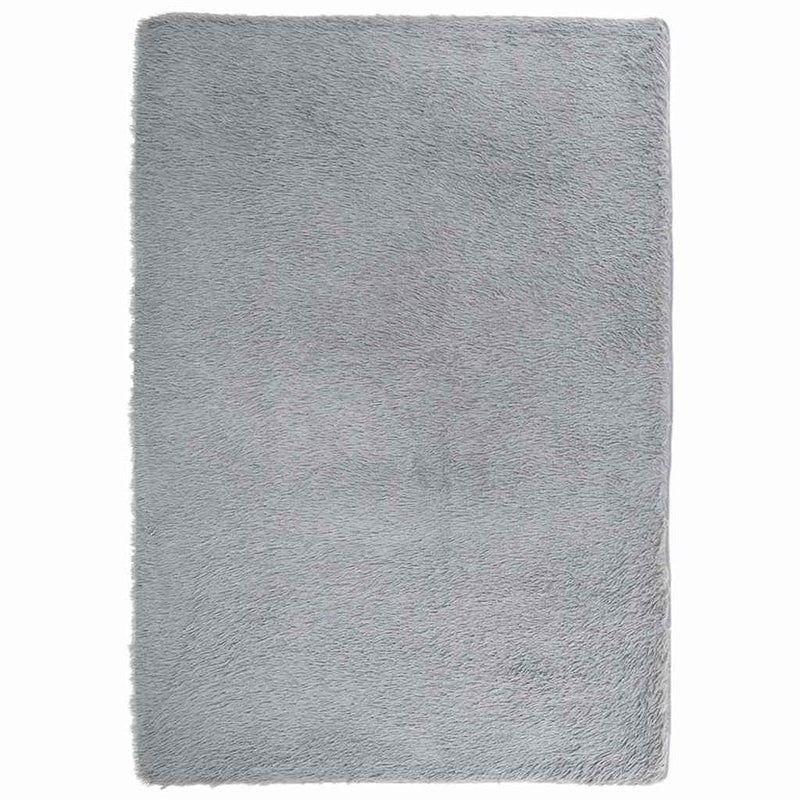 Load image into Gallery viewer, Vidaxl hoogpolig vloerkleed navarra 160x230 cm polyester lichtgrijs
