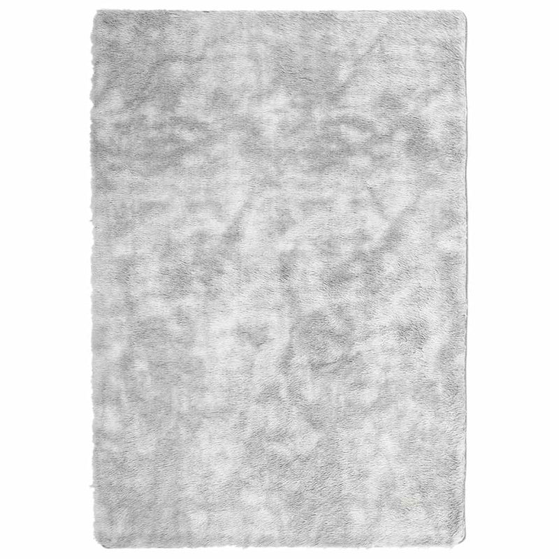 Load image into Gallery viewer, Vidaxl hoogpolig vloerkleed navarra 160x230 cm polyester zilvergrijs
