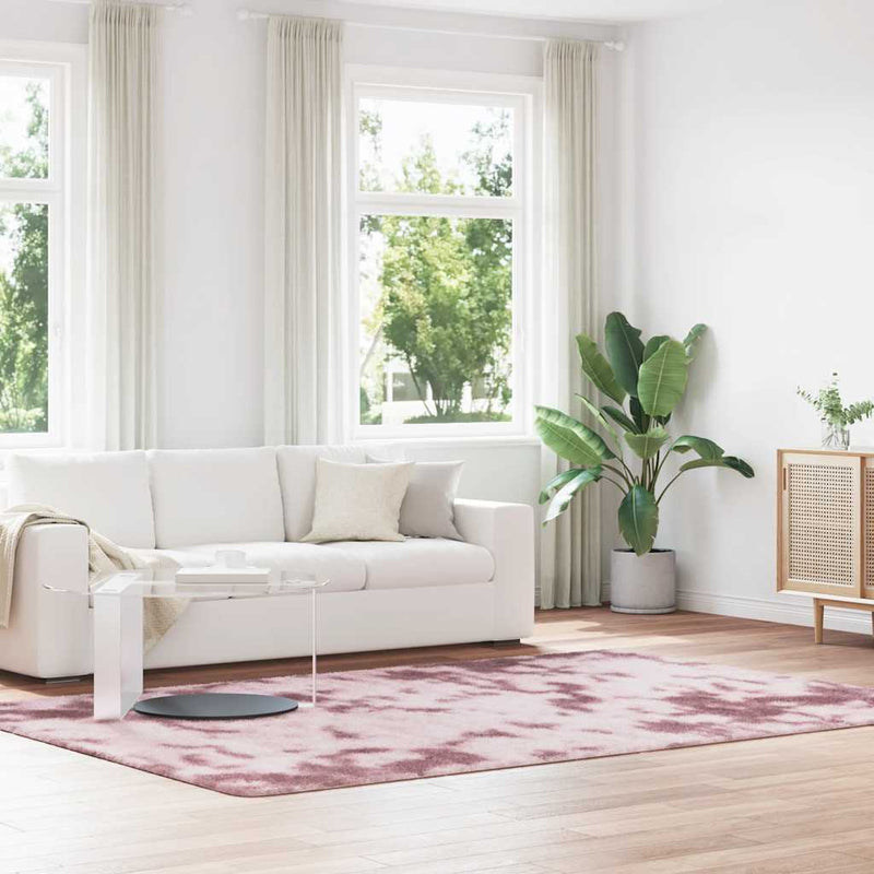 Load image into Gallery viewer, Vidaxl hoogpolig vloerkleed navarra 200x290 cm polyester stoffig roze
