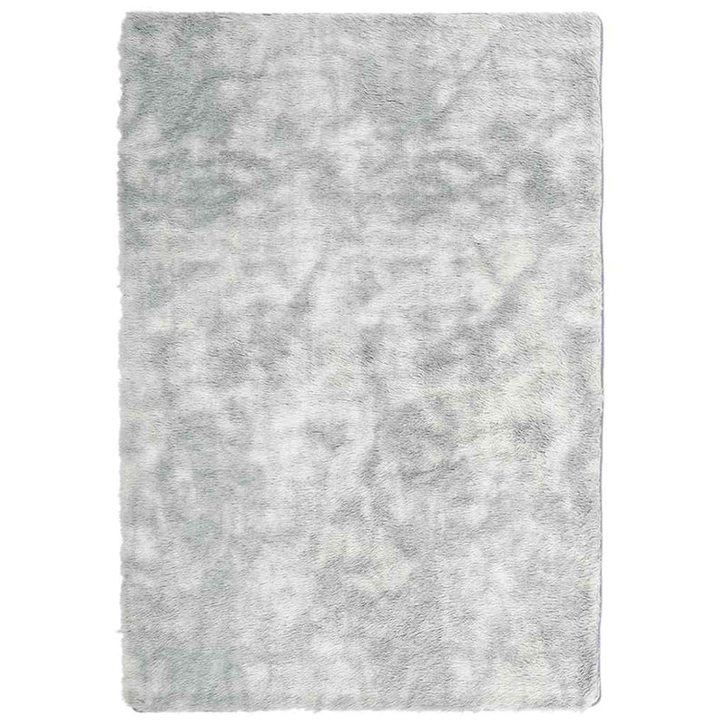 Load image into Gallery viewer, Vidaxl hoogpolig vloerkleed navarra 200x290 cm polyester zilvergrijs
