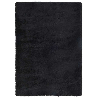 Vidaxl hoogpolig vloerkleed navarra 240x340 cm polyester zwart