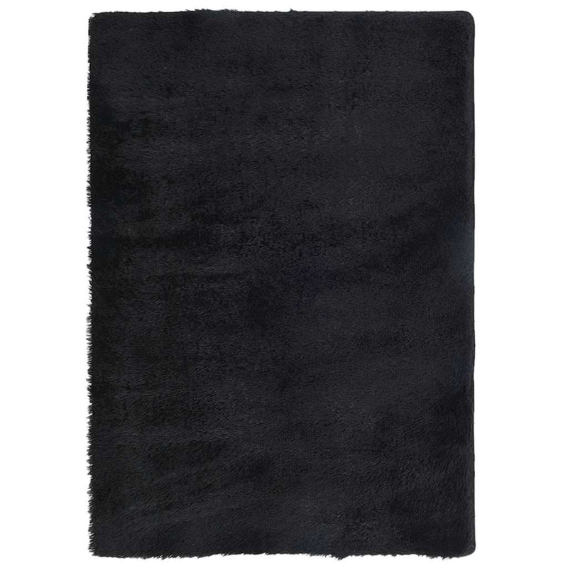 Load image into Gallery viewer, Vidaxl hoogpolig vloerkleed navarra 240x340 cm polyester zwart
