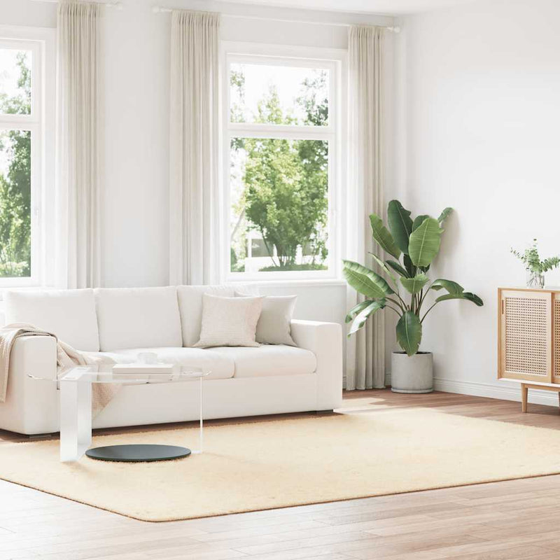 Load image into Gallery viewer, Vidaxl hoogpolig vloerkleed navarra 240x340 cm polyester crèmekleurig
