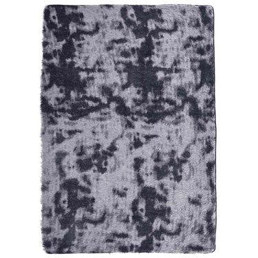 Vidaxl hoogpolig vloerkleed navarra 240x340 cm polyester donkergrijs