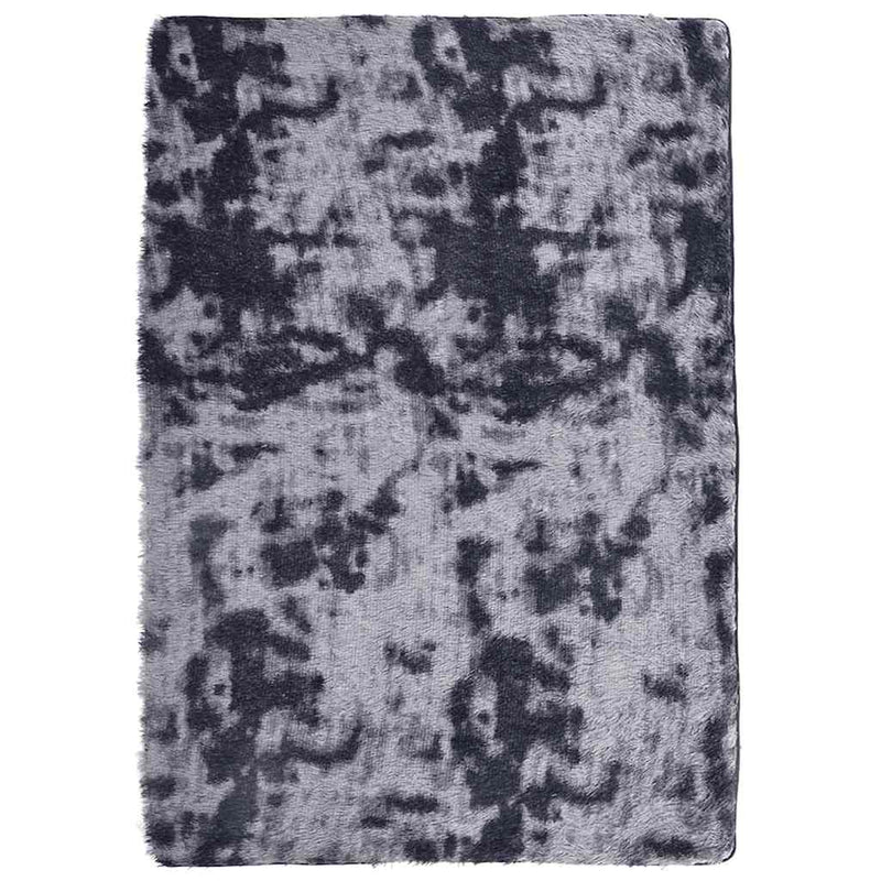 Load image into Gallery viewer, Vidaxl hoogpolig vloerkleed navarra 240x340 cm polyester donkergrijs
