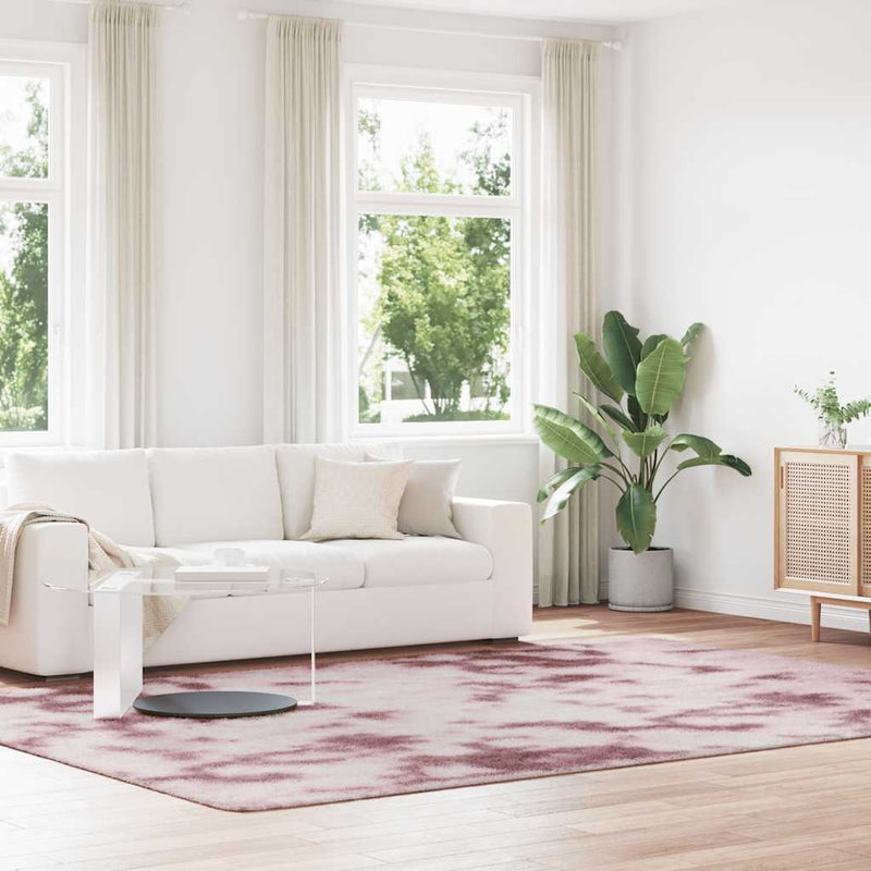 Load image into Gallery viewer, Vidaxl hoogpolig vloerkleed navarra 240x340 cm polyester stoffig roze
