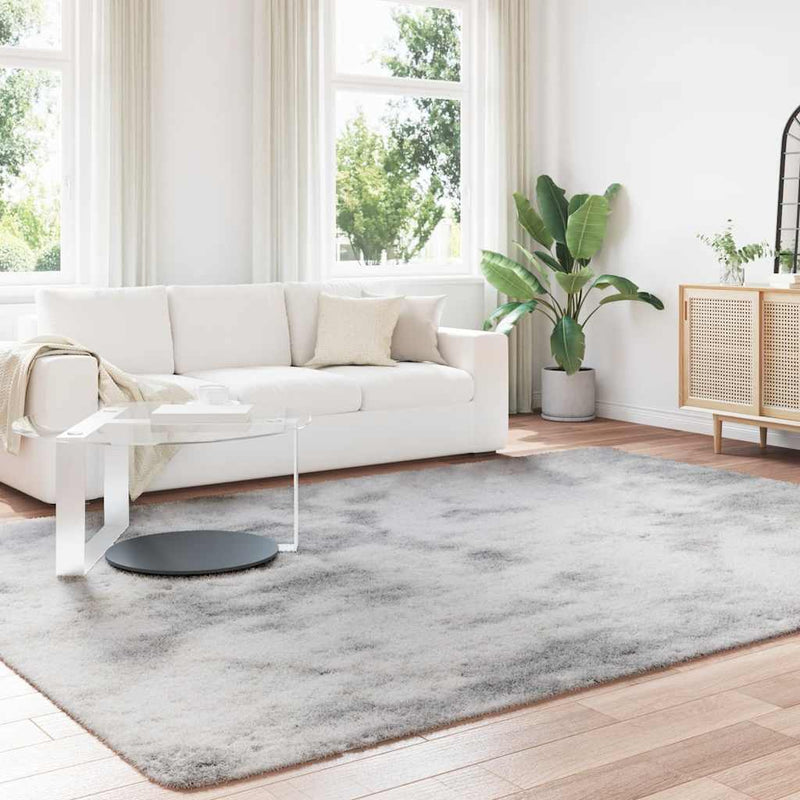 Load image into Gallery viewer, Vidaxl hoogpolig vloerkleed navarra 240x340 cm polyester zilvergrijs

