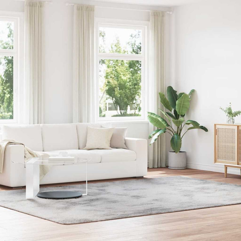 Load image into Gallery viewer, Vidaxl hoogpolig vloerkleed navarra 240x340 cm polyester zilvergrijs

