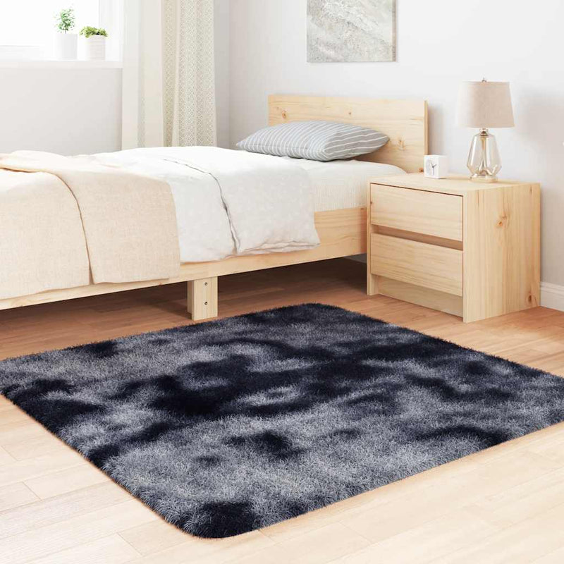 Load image into Gallery viewer, Vidaxl hoogpolig vloerkleed navarra 120x120 cm polyester donkergrijs
