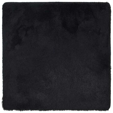 Vidaxl hoogpolig vloerkleed navarra 200x200 cm polyester zwart