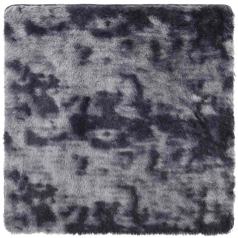 Load image into Gallery viewer, Vidaxl hoogpolig vloerkleed navarra 200x200 cm polyester donkergrijs
