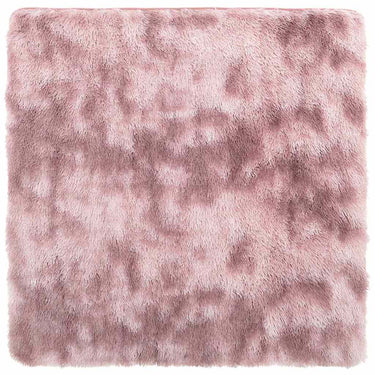 Vidaxl hoogpolig vloerkleed navarra 200x200 cm polyester stoffig roze
