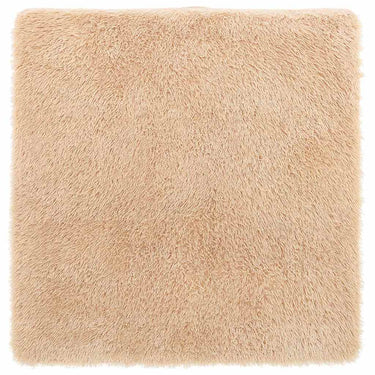 Vidaxl hoogpolig vloerkleed navarra 240x240 cm polyester beige