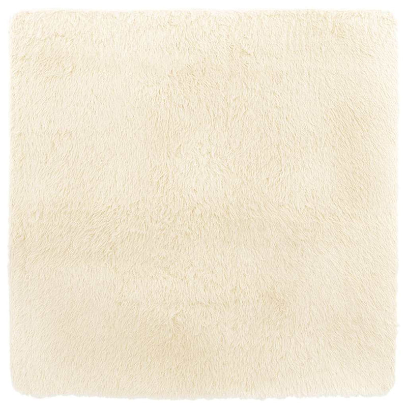 Load image into Gallery viewer, Vidaxl hoogpolig vloerkleed navarra 240x240 cm polyester crèmekleurig
