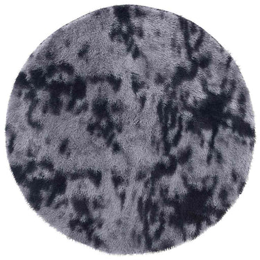 Vidaxl hoogpolig vloerkleed navarra 100x100 cm polyester donkergrijs