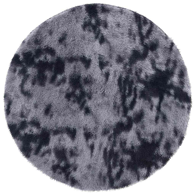 Load image into Gallery viewer, Vidaxl hoogpolig vloerkleed navarra 100x100 cm polyester donkergrijs
