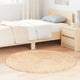 Vidaxl hoogpolig vloerkleed navarra 120x120 cm polyester beige
