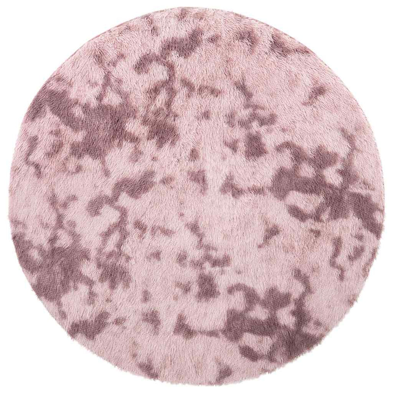 Load image into Gallery viewer, Vidaxl hoogpolig vloerkleed navarra 120x120 cm polyester stoffig roze
