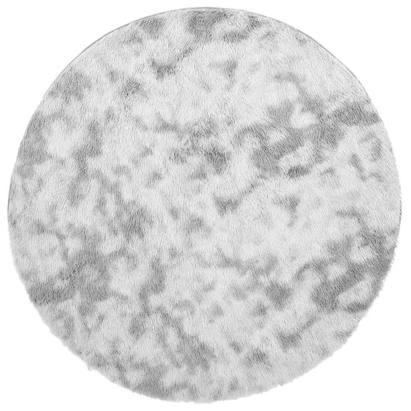 Load image into Gallery viewer, Vidaxl hoogpolig vloerkleed navarra 160x160 cm polyester zilvergrijs
