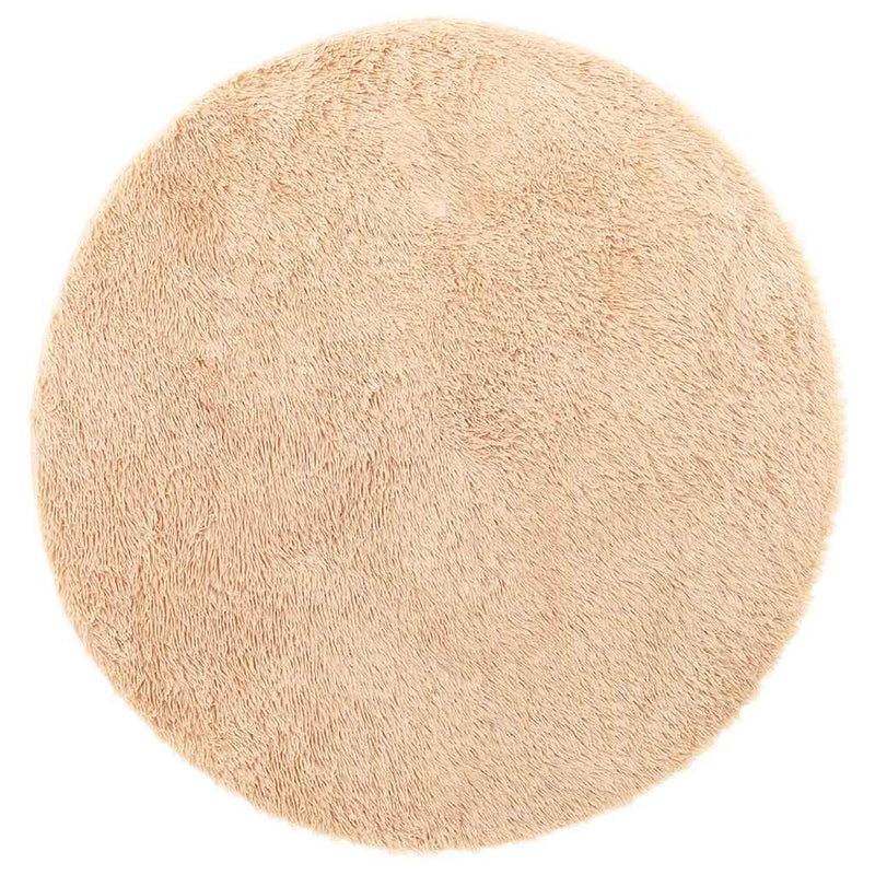 Load image into Gallery viewer, Vidaxl hoogpolig vloerkleed navarra 240x240 cm polyester beige
