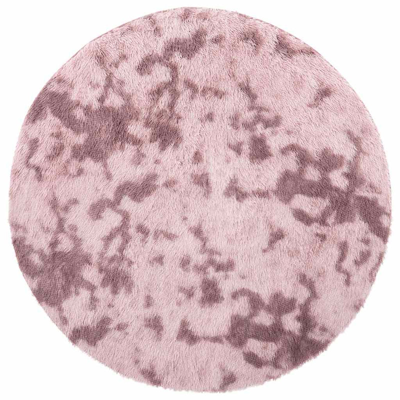 Load image into Gallery viewer, Vidaxl hoogpolig vloerkleed navarra 240x240 cm polyester stoffig roze
