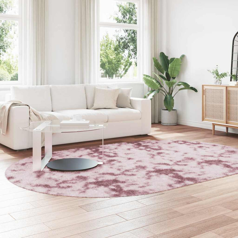 Load image into Gallery viewer, Vidaxl hoogpolig vloerkleed navarra 300x200 cm polyester stoffig roze
