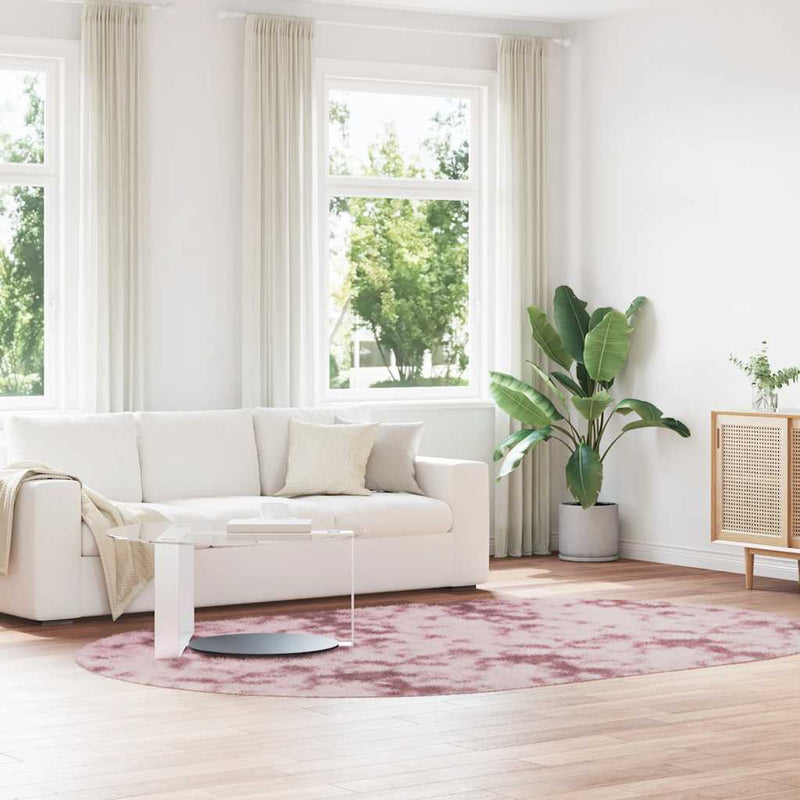 Load image into Gallery viewer, Vidaxl hoogpolig vloerkleed navarra 300x200 cm polyester stoffig roze
