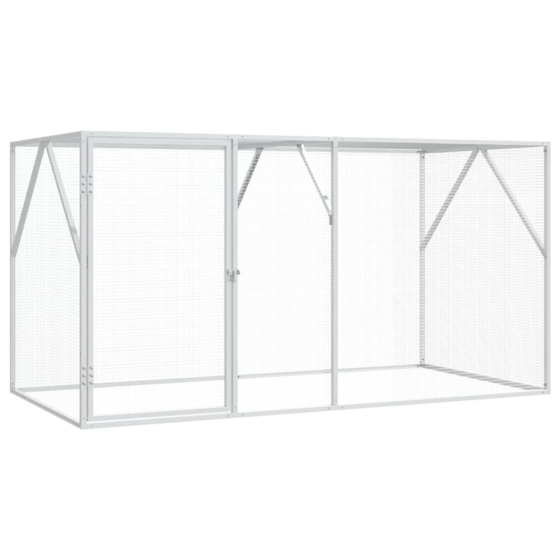 Load image into Gallery viewer, Vidaxl vogelkooi antraciet 208 x 102 x 108 cm gegalvaniseerd staal

