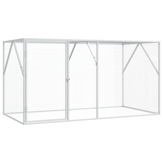 Vidaxl vogelkooi antraciet 208 x 102 x 108 cm gegalvaniseerd staal