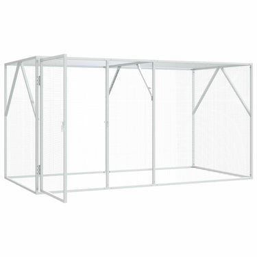 Vidaxl vogelkooi antraciet 208 x 102 x 108 cm gegalvaniseerd staal