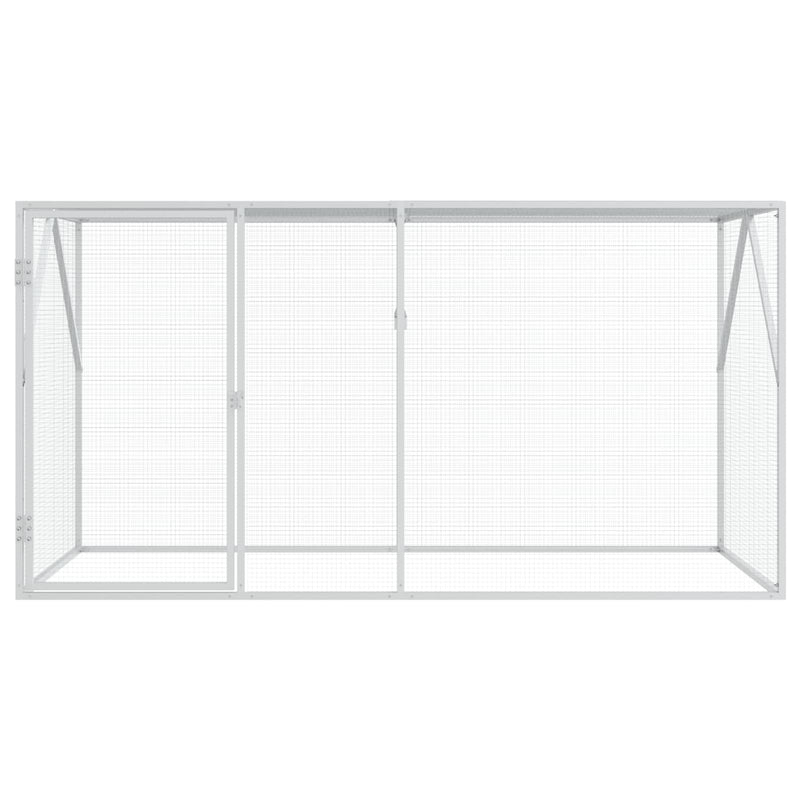 Load image into Gallery viewer, Vidaxl vogelkooi antraciet 208 x 102 x 108 cm gegalvaniseerd staal
