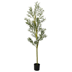 Vidaxl kunstolijfboom 800 blaadjes 200 cm groen