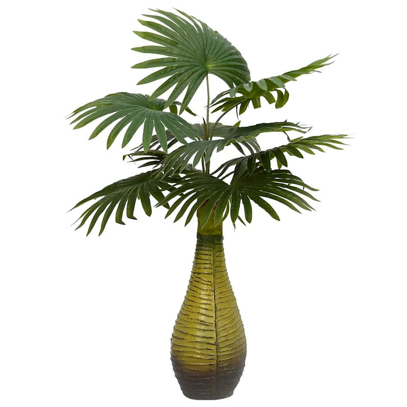 Load image into Gallery viewer, Vidaxl kunstpalmplant 9 bladeren 65 cm groen
