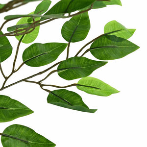 Vidaxl kunst ficus plant 1260 bladeren 200 cm groen