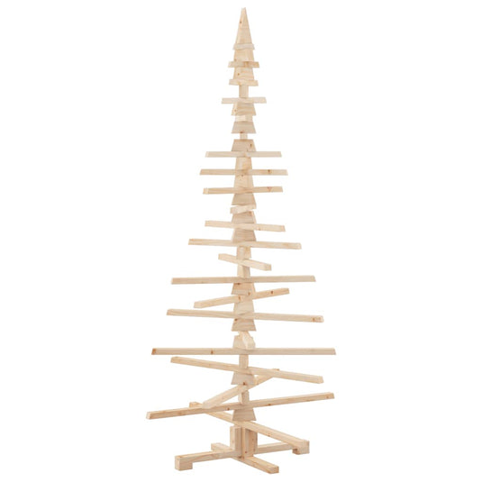Vidaxl kerstdecoratie kerstboom 180 cm massief grenenhout