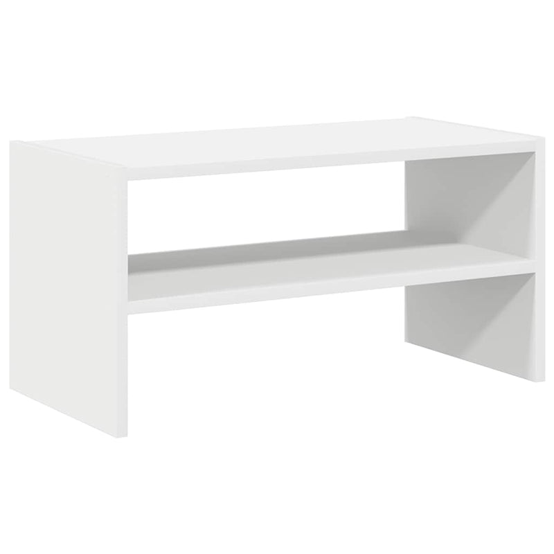 Load image into Gallery viewer, Vidaxl schoenenrek stapelbaar 60x30x30,5 cm wit

