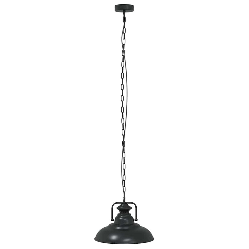 Load image into Gallery viewer, Vidaxl hanglamp e27 ø 31 cm ijzer zwart
