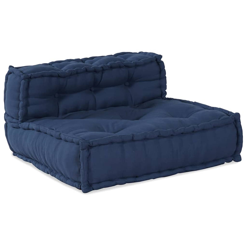 Load image into Gallery viewer, Vidaxl modulair bank indigo 70 x 70 x 56 cm stof
