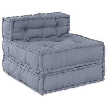 Vidaxl modulair bank grijs 70 x 70 x 56 cm stof