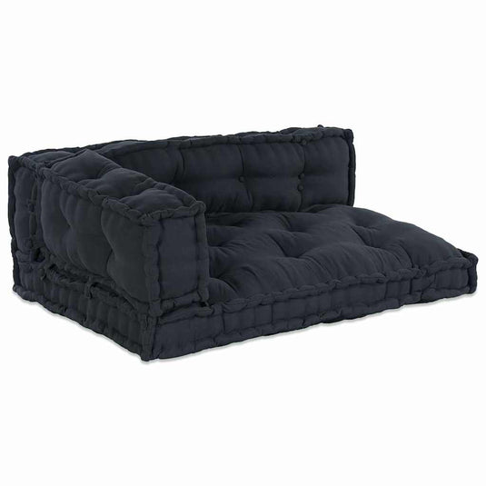 Vidaxl modulair bank 3 pcs antraciet 120 x 80 x 38 cm stof