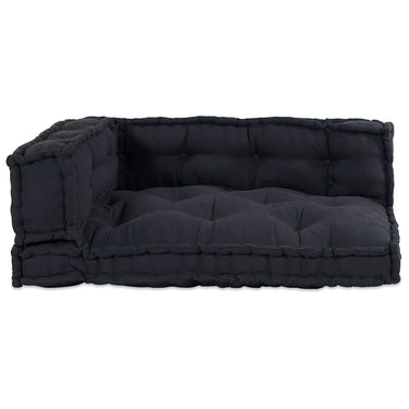 Vidaxl modulair bank 3 pcs antraciet 120 x 80 x 38 cm stof
