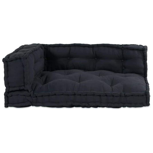 Vidaxl modulair bank 3 pcs antraciet 120 x 80 x 38 cm stof