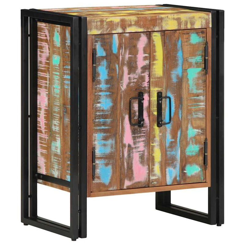 Load image into Gallery viewer, Vidaxl schoenenkast multikleur 56 x 35 x 70 cm massief gerecycled hout
